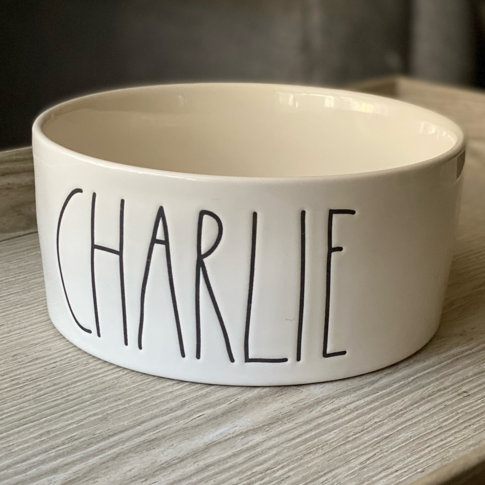 Rae Dunn “Charlie” Food/Water Bowl